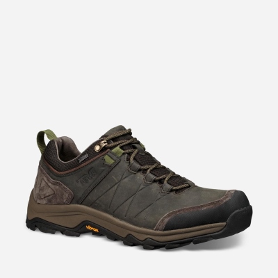 Teva Arrowood Riva WP Men's Black Olive Lace Ups CA42024 Canada Online